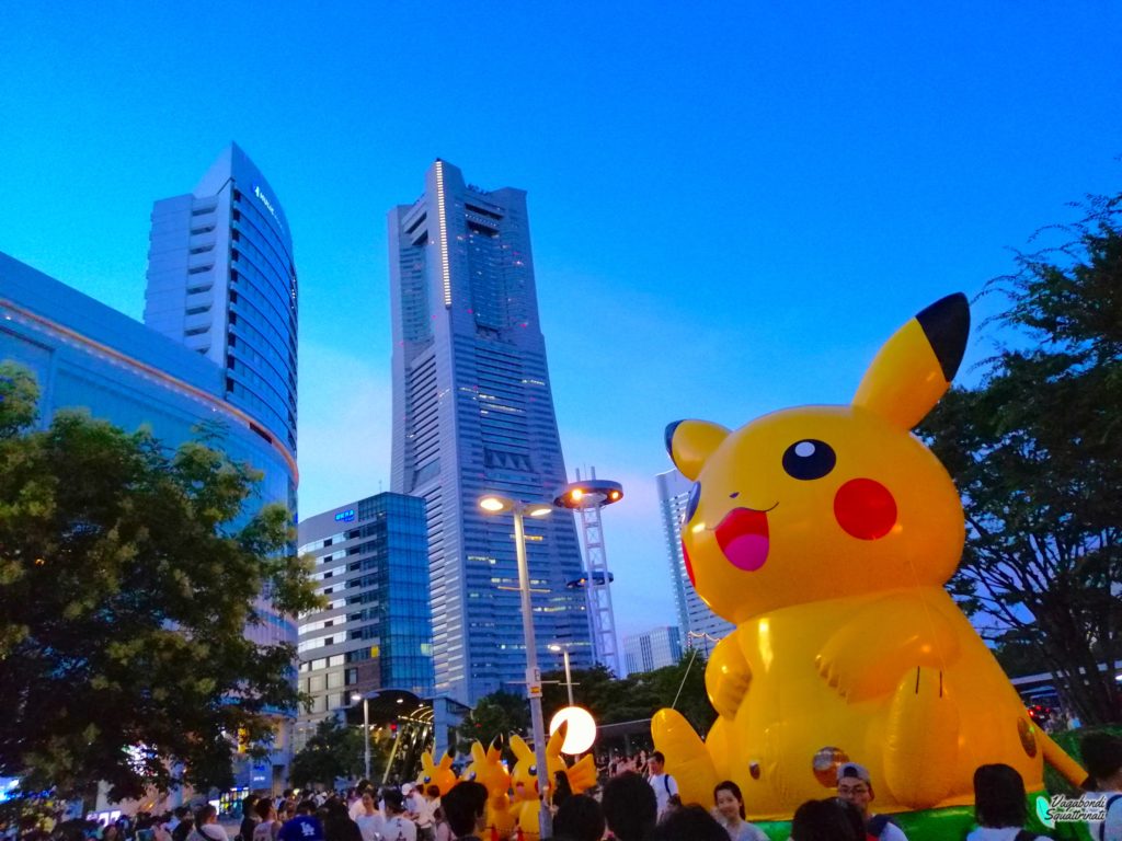 Pikachu parade stazione di sakuragikicho