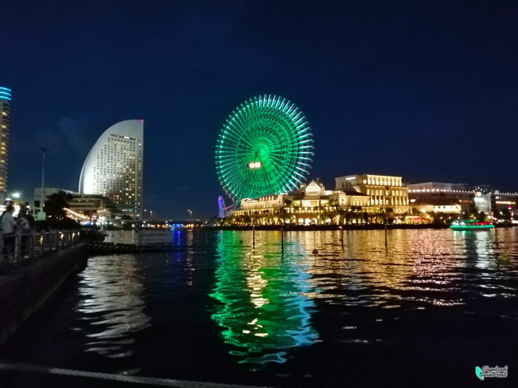 Yokohama minato mirai skyline Diario di viaggio a Tokyo