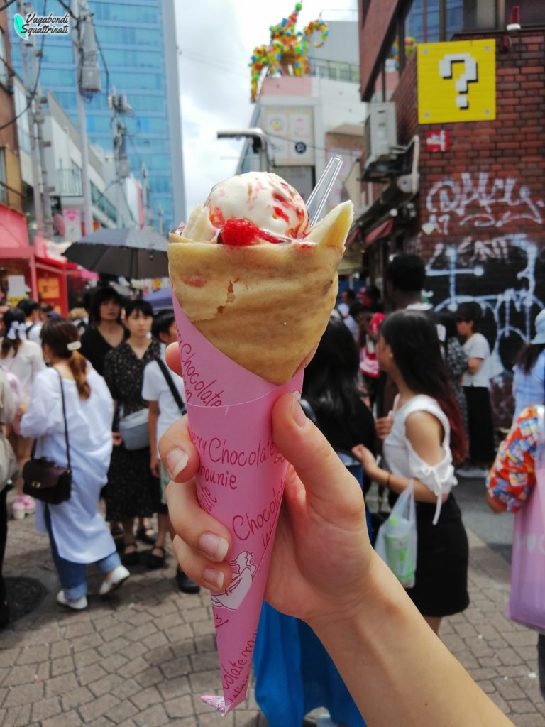 Crepes di Harajuku diario di viaggio a tokyo