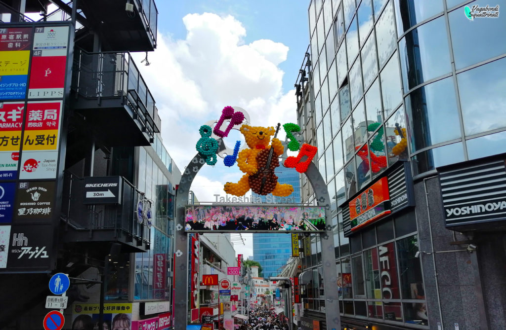 viaggio a tokyo harajuku taskeshita dori