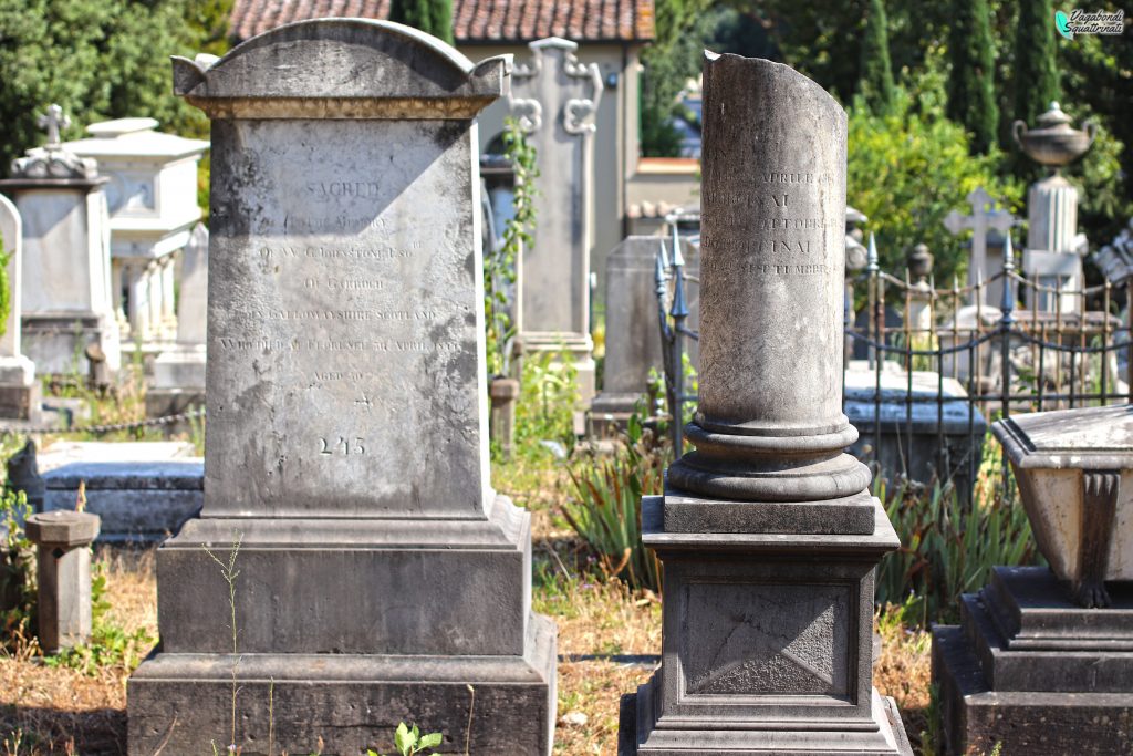 tombe cimitero inglesi