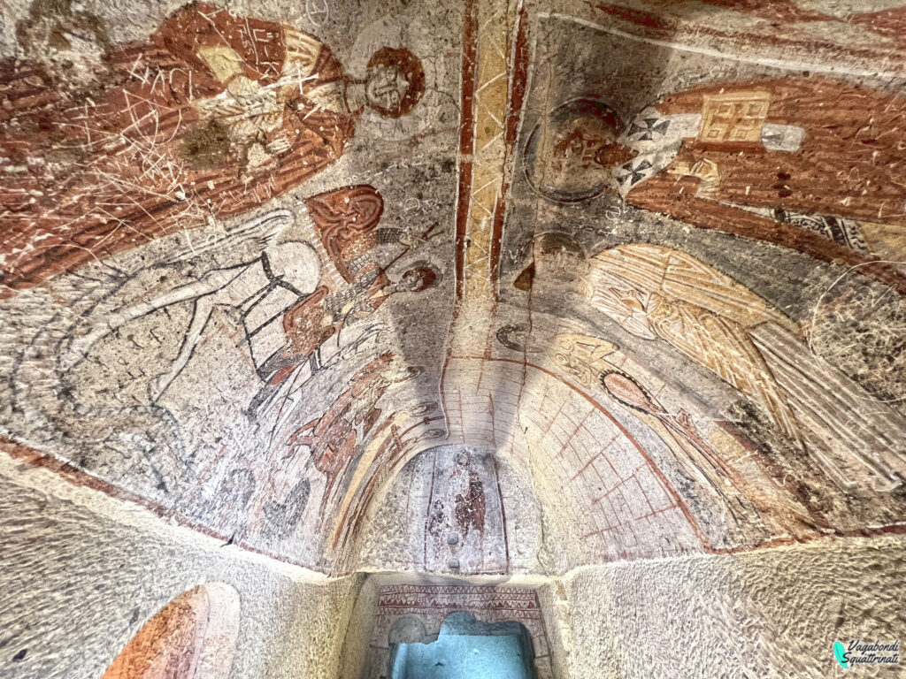 goreme open air museum chiesa rupestre dipinto